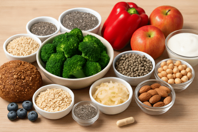 Darmflora aufbauen durch gesunde Ernährung