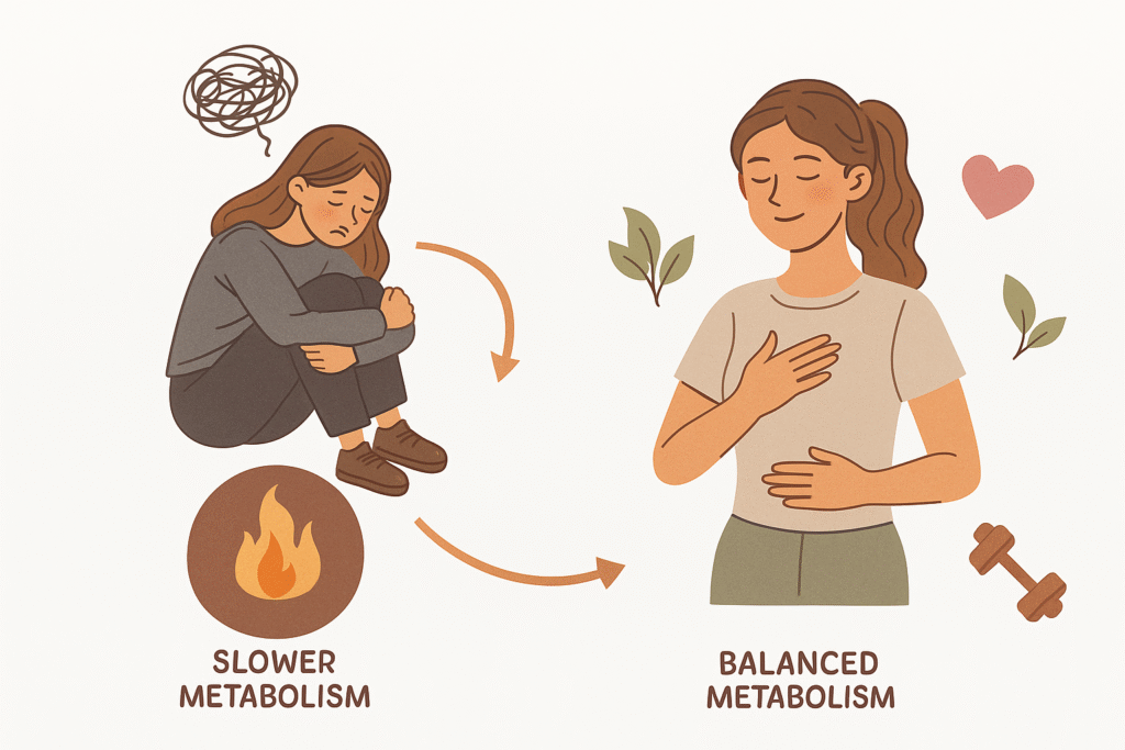 Der Stoffwechsel hängt mit derPsyche zusammen